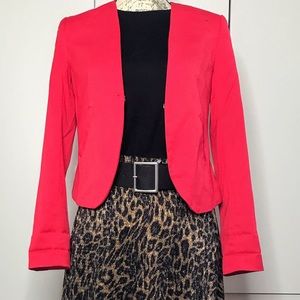 Red blazer jacket